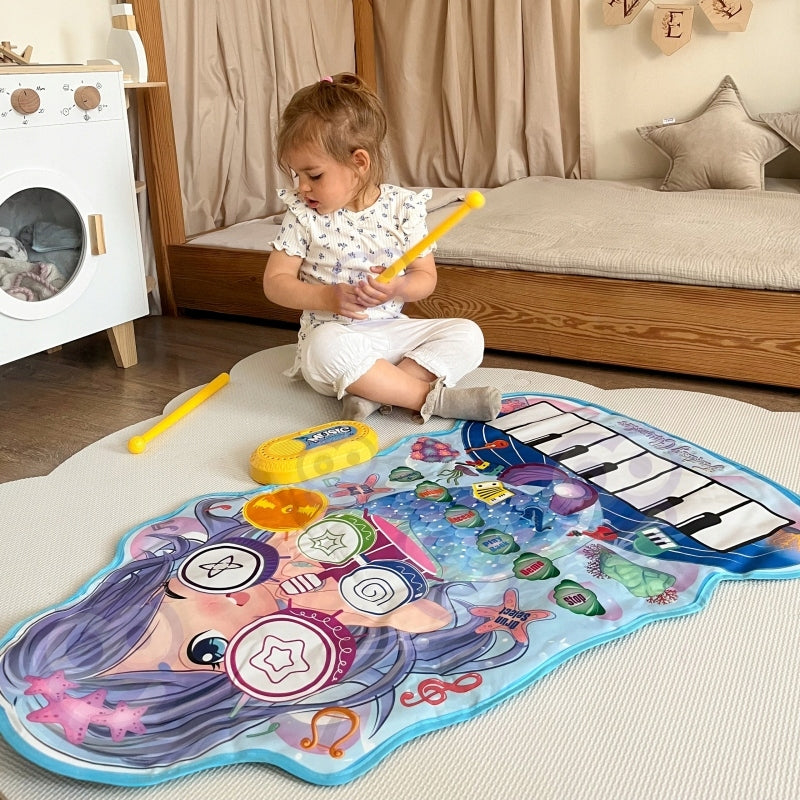 MUSIC MAT INTERACTIVE PIANO MERMAID DRUMS DANCE GAME WOOPIE Manufacturer code 53415