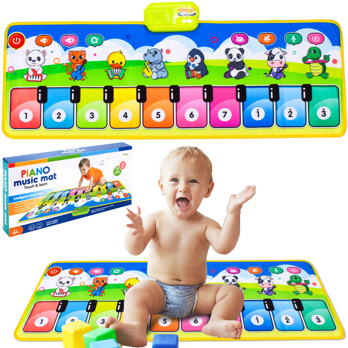 MUSIC MAT INTERACTIVE PIANO RECORDING SOUND GAME FOR KIDS