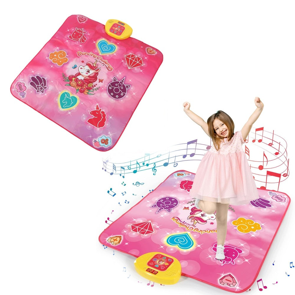 MUSICAL DANCE MAT INTERACTIVE LIGHT PINK LARGE 5 mode