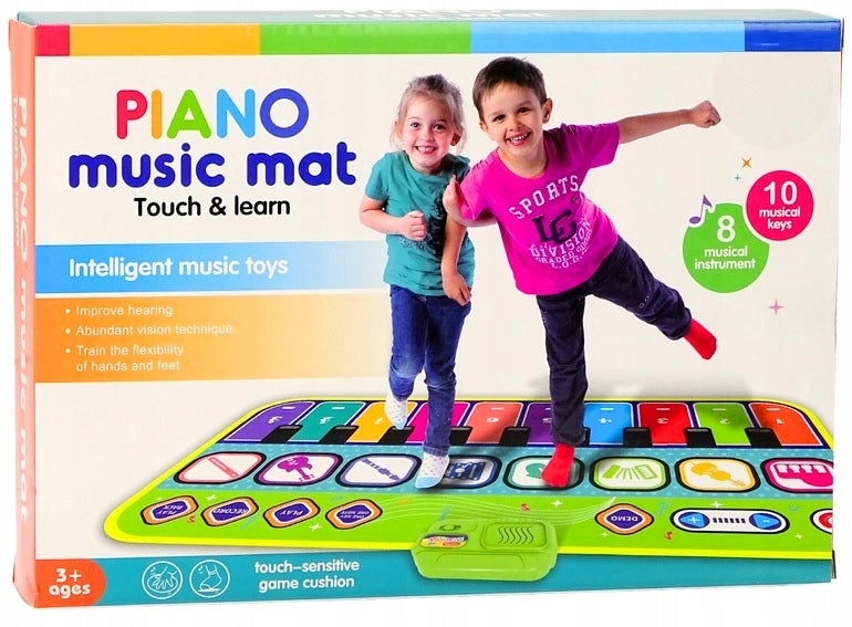 MUSICAL DANCE MAT Musical Piano Game Batteries included no