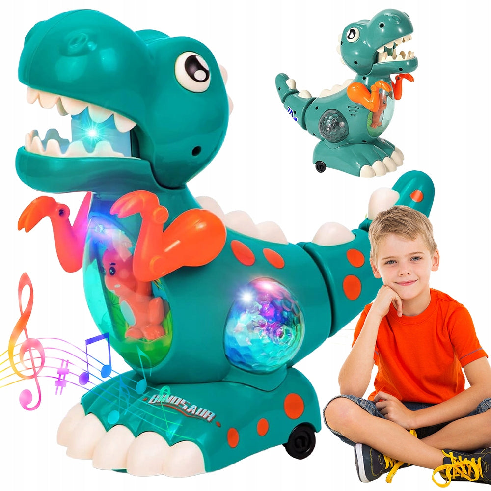 MUSICAL TOY FOR A CHILD WITH A MOVING DINOSAUR FOR TODDLERS GIFT Brand no brand
