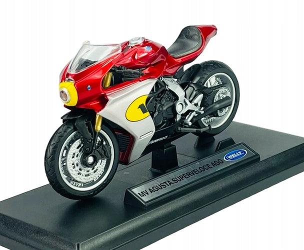 MV AGUSTA SUPERVELOCE AGO METAL MOTOR MOTOCYLK WELLY 1:18 Brand Welly