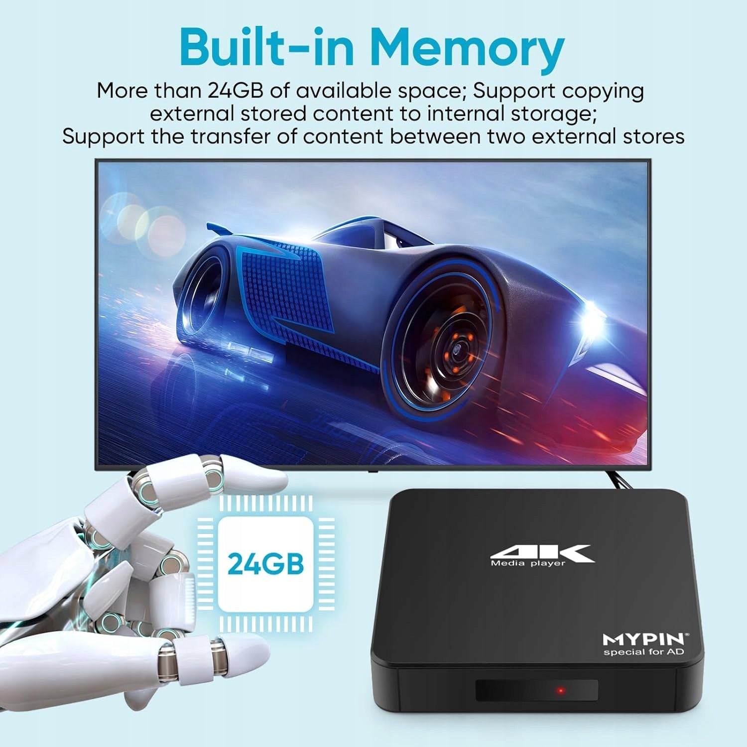 MYPIN HA0324 4K 60Hz HDMI Multimedia Presentation Advertising Player Manufacturer code HA0324