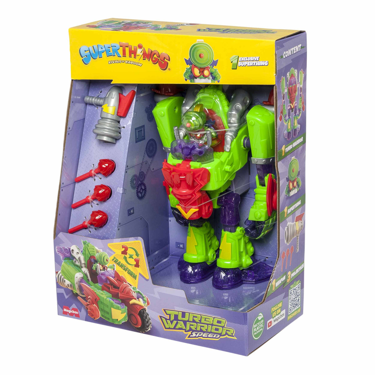 Magic Box Toys Superthings Turbo Warrior Speed Brand Magicbox