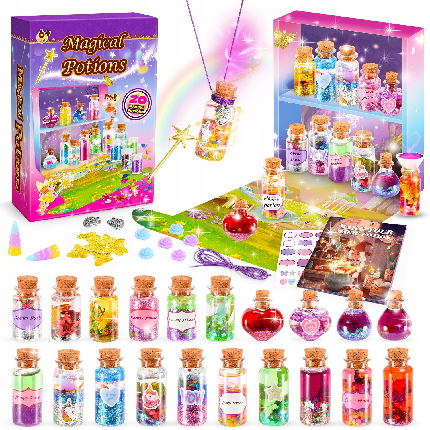 Magic Potion Set,Ten Potion Recipes,Halloween Gifts