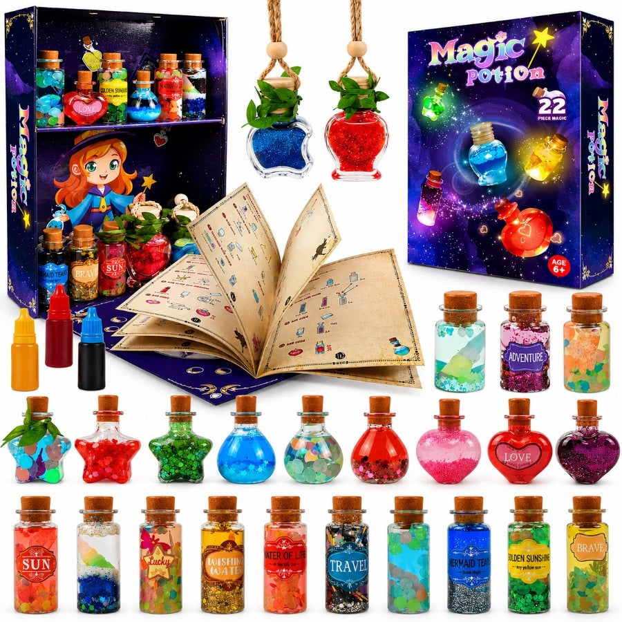 Magic Potions Making Kit 22 Elixirs Glow-in-the-Dark DIY