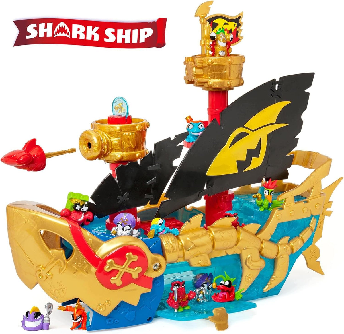 MagicBox - PIRATIX Shark Ship - Shark Ship - set with figurine Packaging status original