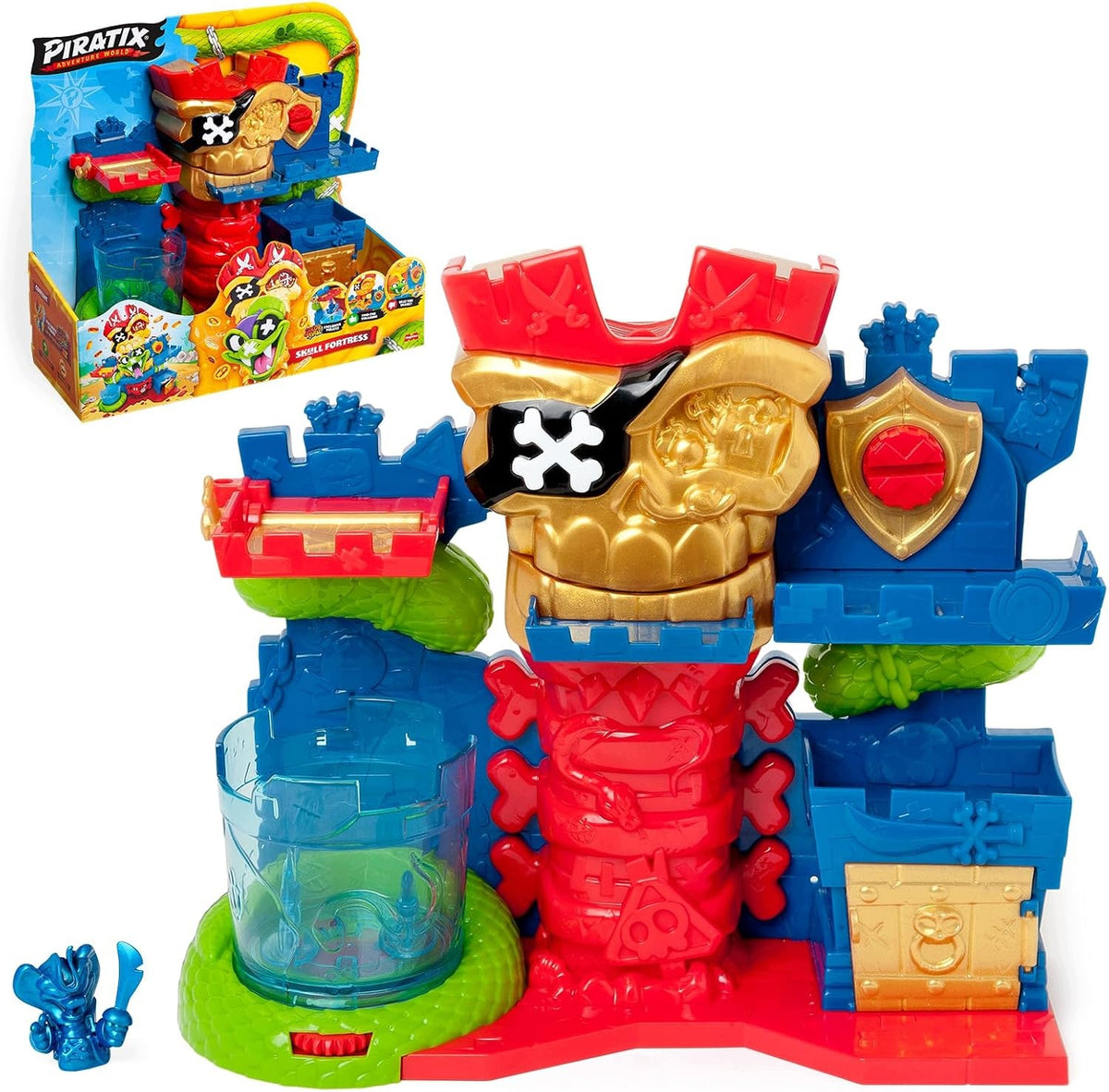 MagicBox - PIRATIX Skull Fortress - Skull Fortress - set with figurine