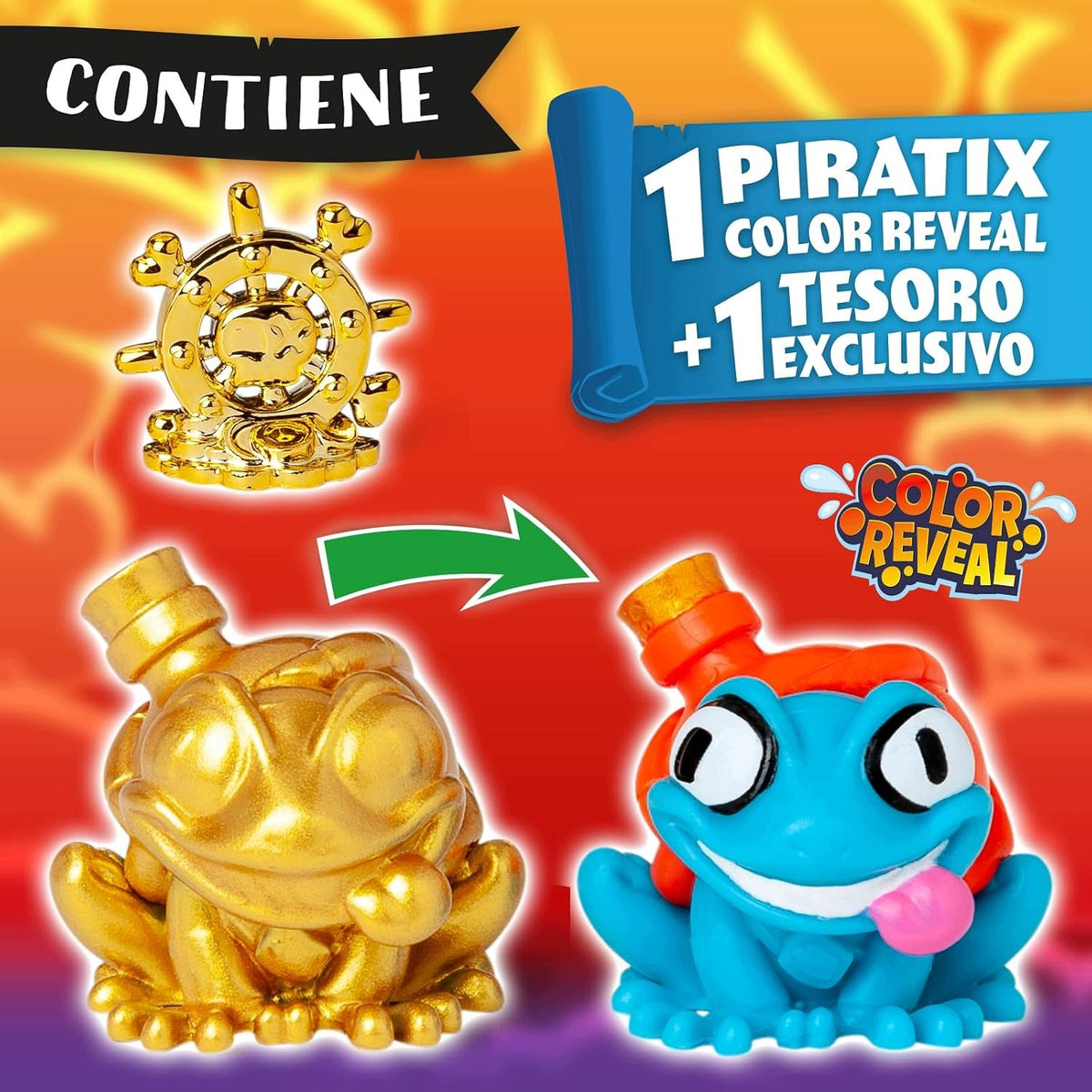 MagicBox - Piratix series 5 - SECRET TREASURE - BOX 18 PCS BALLS WITH FIGURINE Manufacturer code 052365