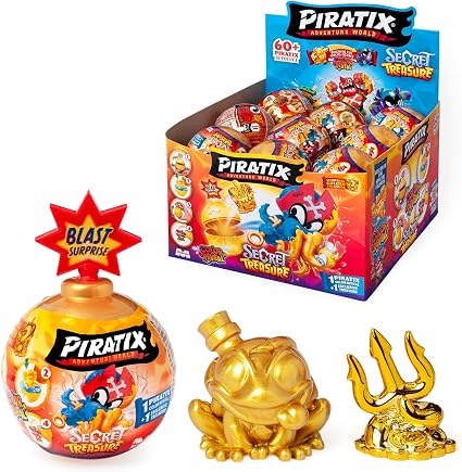 MagicBox - Piratix series 5 - SECRET TREASURE - BOX 18 PCS BALLS WITH FIGURINE