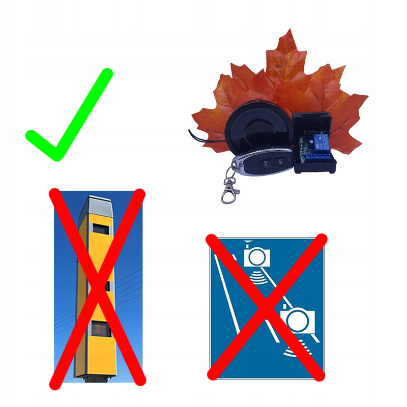 Magnet leaf registration Antiradar Anti-photoradar AUTUMN VERSION Brand no brand