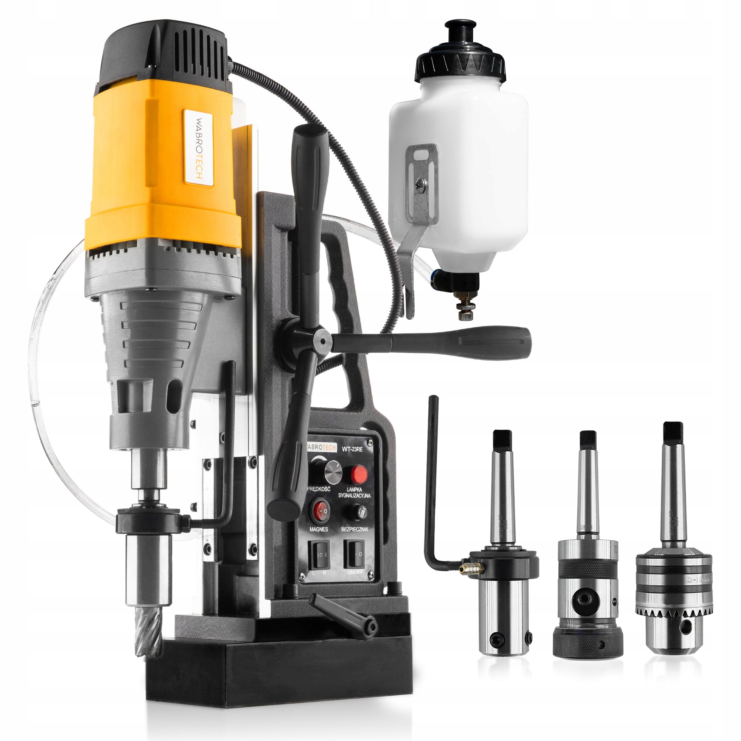 Magnetic Drilling Machine WABROTECH WT23RE Magnet Threading Milling Manufacturer code Wiertarka WT23RE+WG