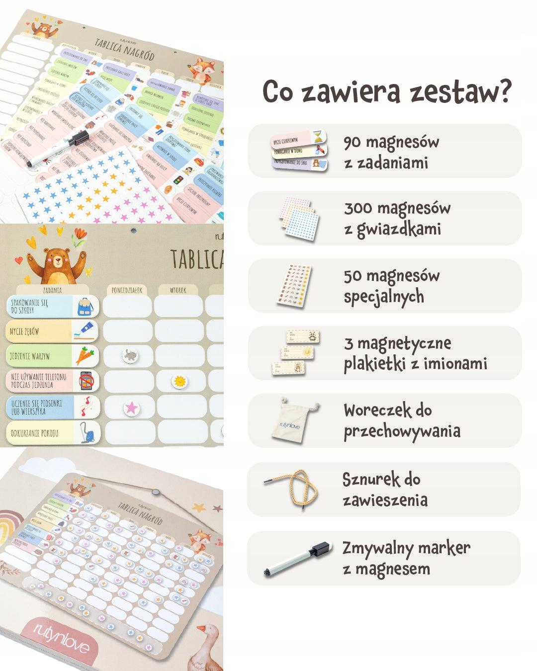 Magnetic Motivational Board - Children's Planner Good Behavior Science Packaging status original