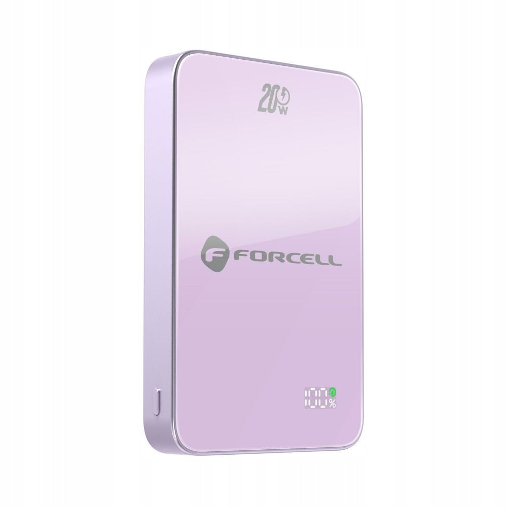 Magnetic Powerbank 20W with MagSafe 15W QC4.0 PD3.0 10000mAh PURPLE Battery capacity 10000 mAh