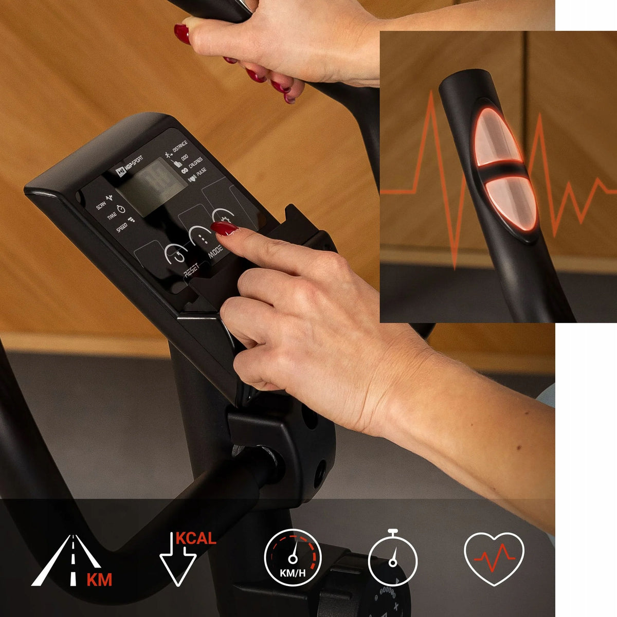 Magnetic Stationary Bike for Exercise Training Bike up to 120kg Packaging status original