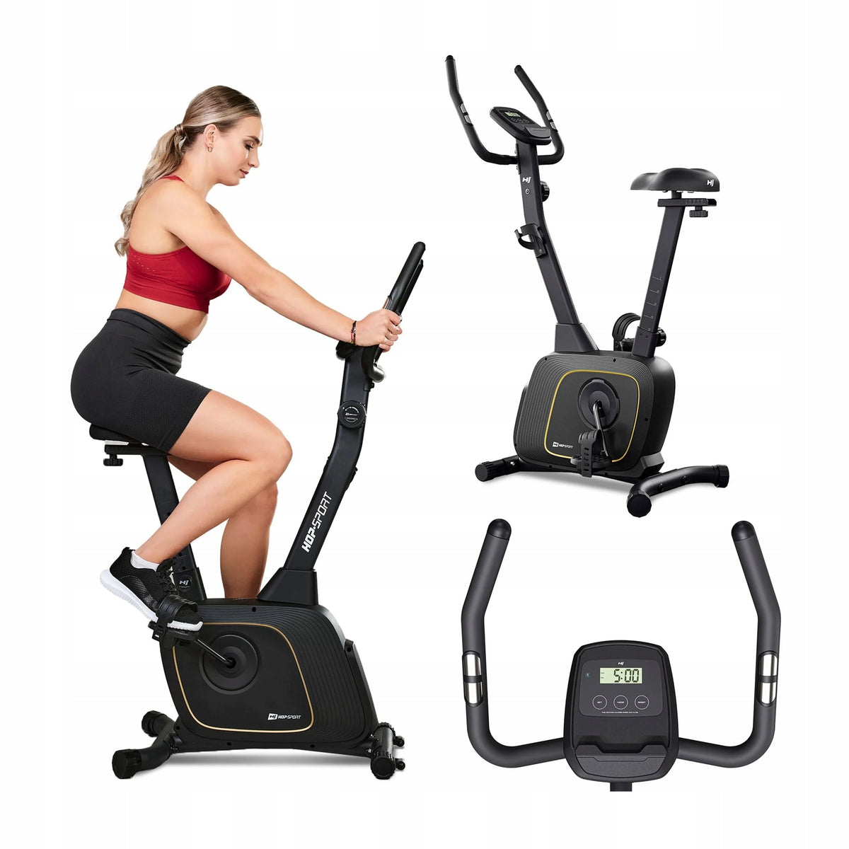 Magnetic Stationary Exercise Bike for Bluetooth Exercises Kinomap