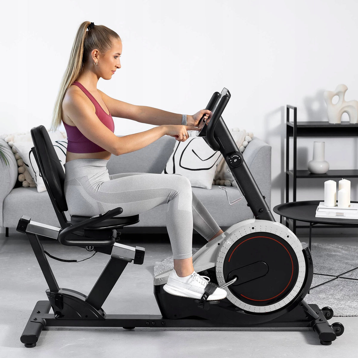 Magnetic Training Bike Levels Pulse Stationary Reclining Packaging status original