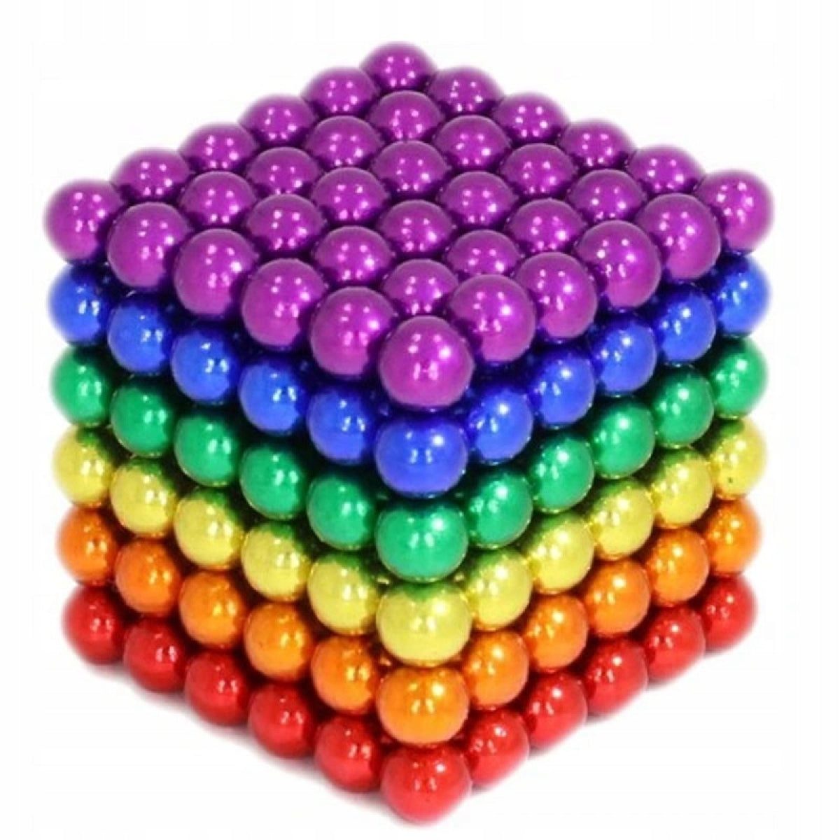 Magnetic blocks balls 5mm Rainbow Colorful Toy 216 pcs.