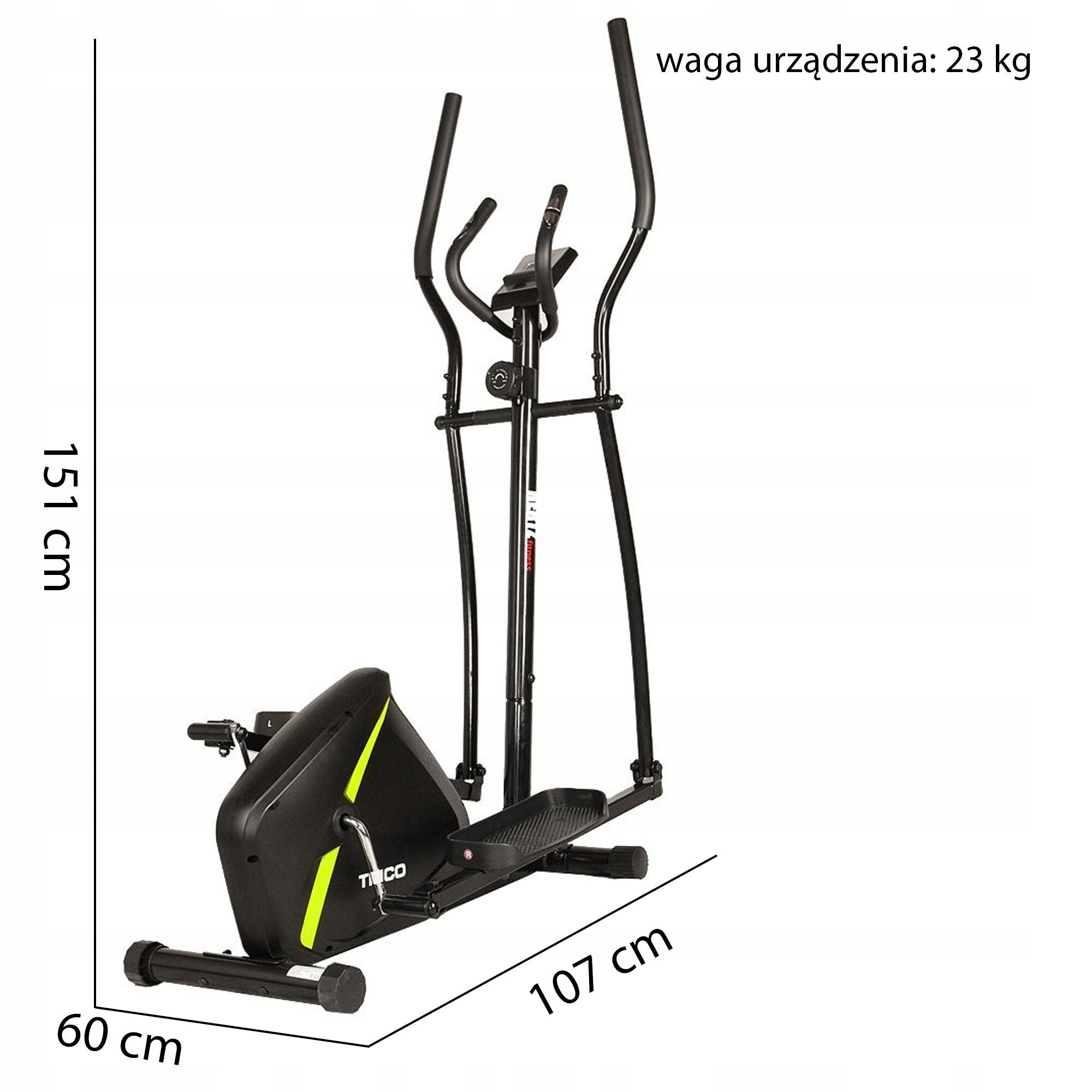 Magnetic elliptical cross trainer HERTZ FITNESS Trico Brand Hertz-Fitness