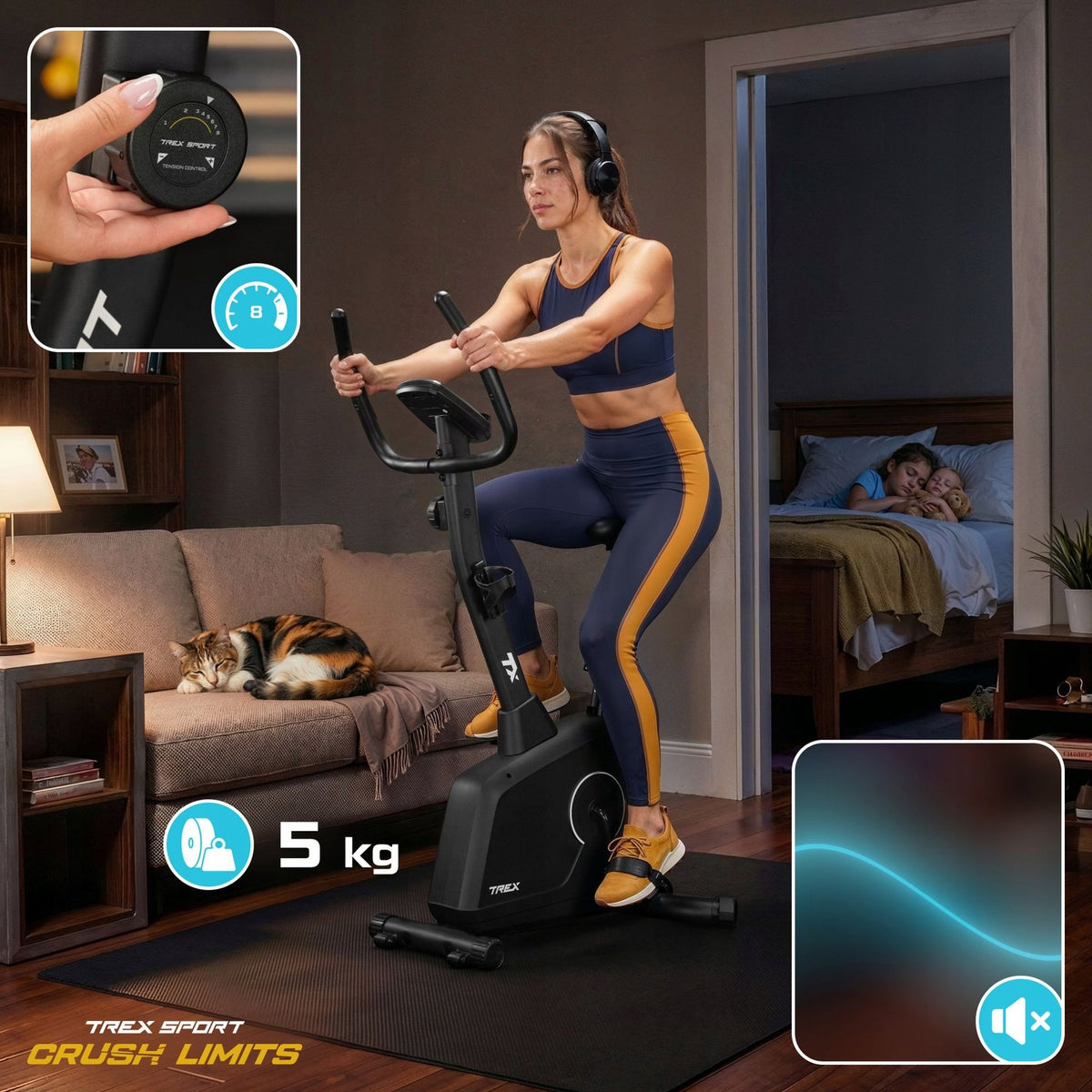 Magnetic exercise bike RIGON Trex Sport Brand Trex Sport