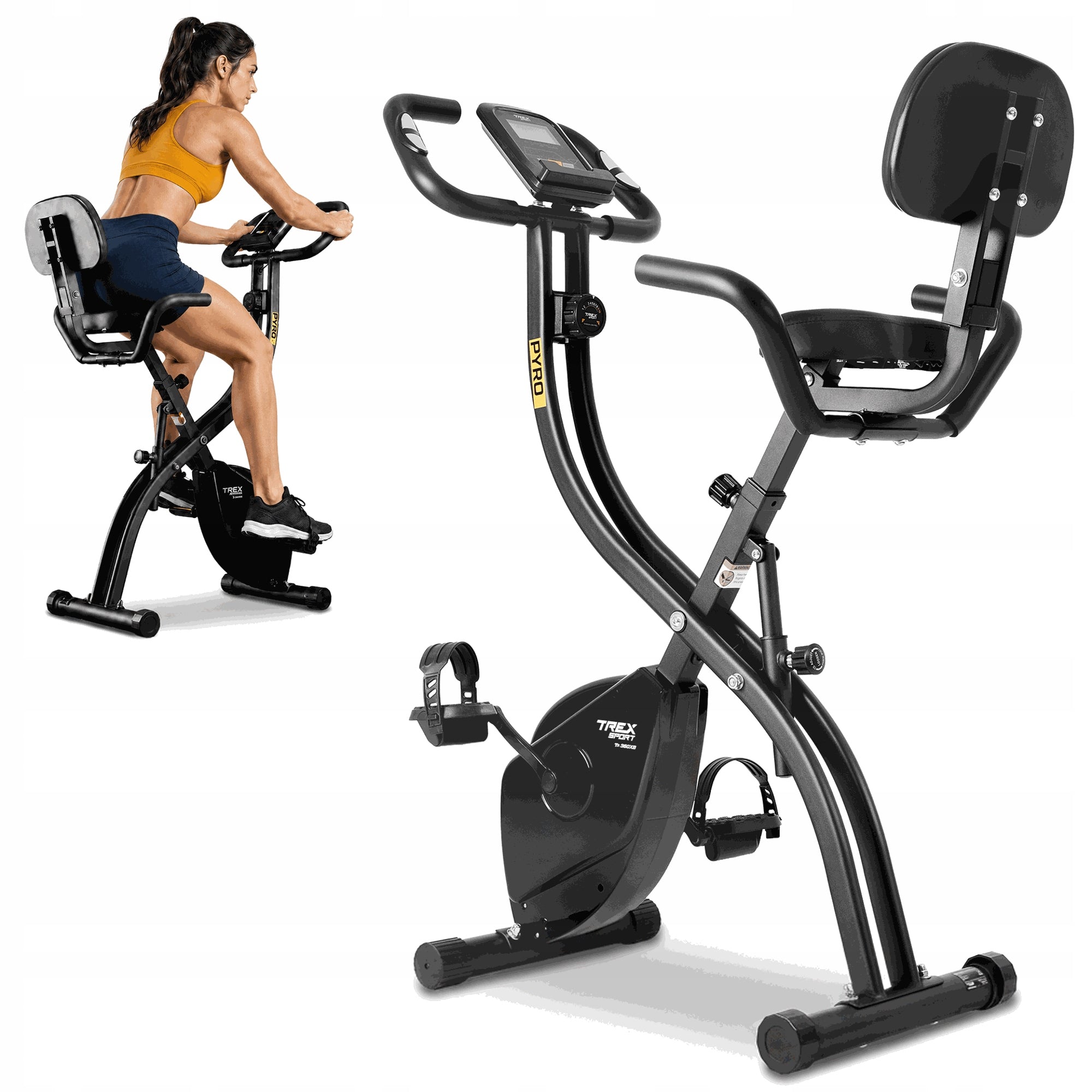 Magnetic exercise bike folding exercise bike 120kg Trex Sport
