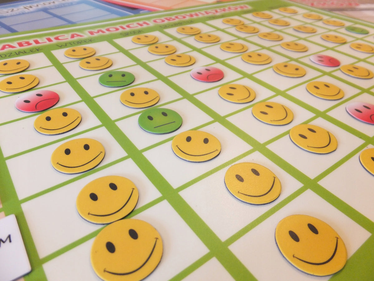 Magnetic motivational board for children's duties Manufacturer code MTX Studio