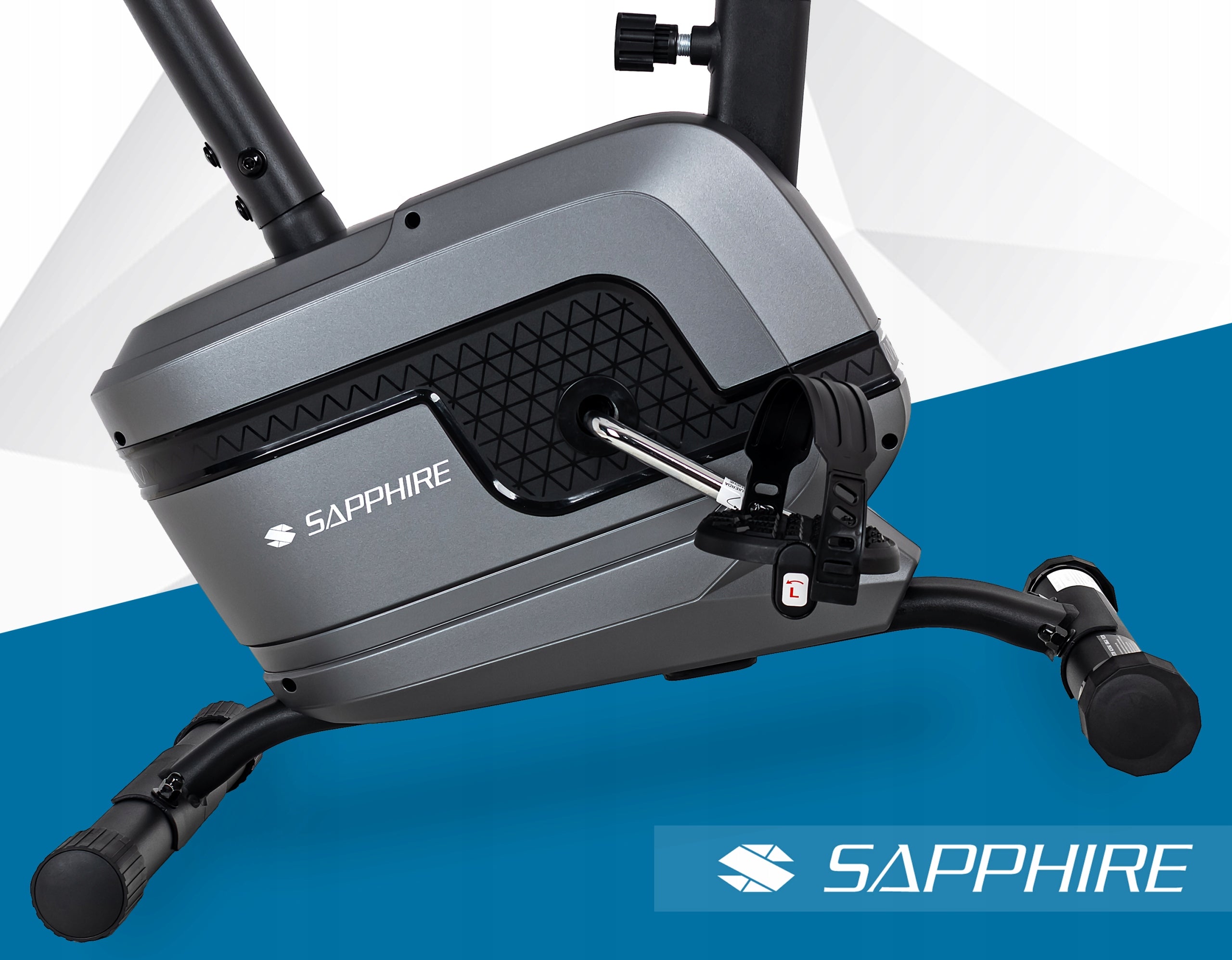 Magnetic stationary bike NEVO exercise bike SAPPHIRE Manufacturer code ROWER_SG-430B_NEVO_GRAFIT-CZARNY