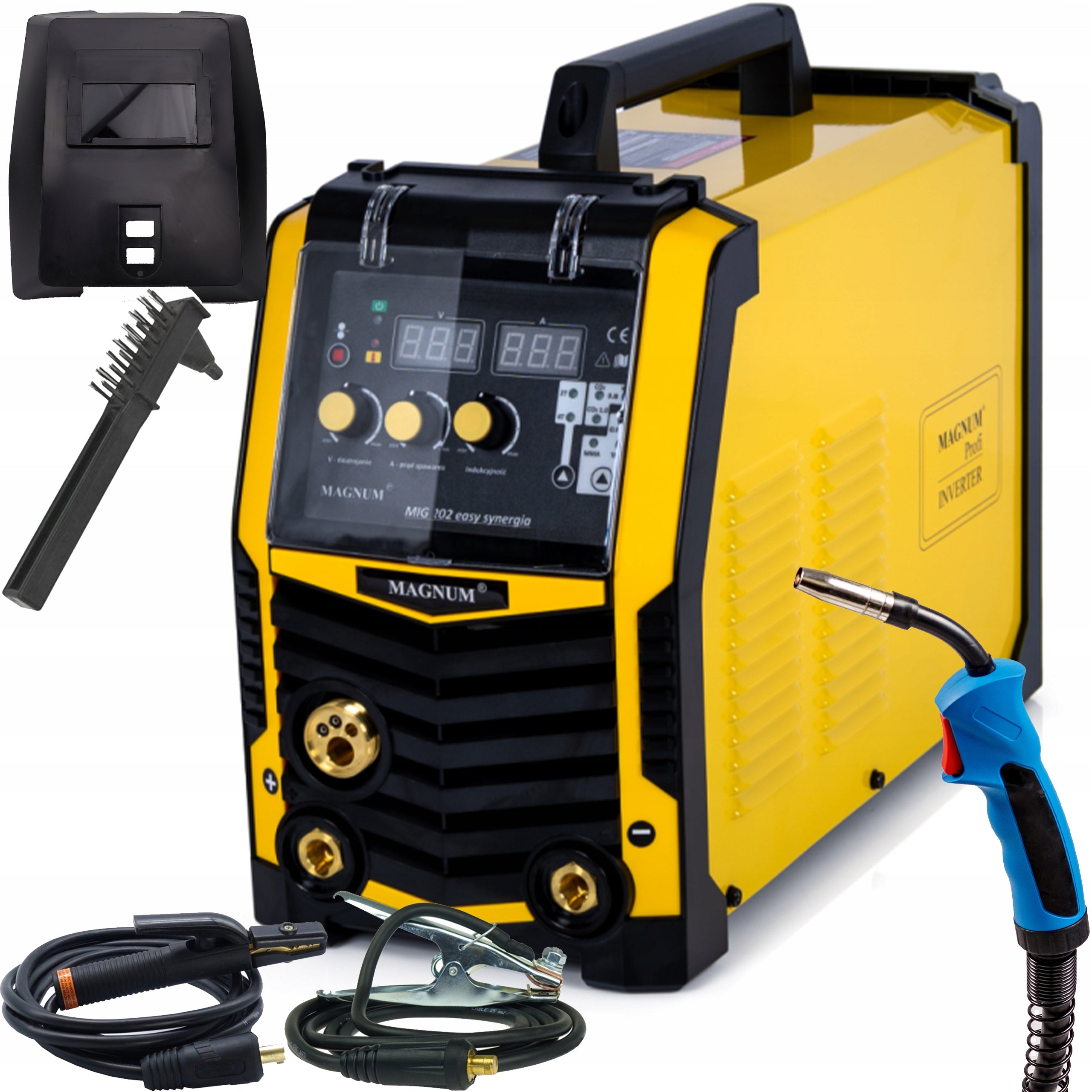 Magnum MIG 202 EASY inverter welder synergy for MMA TIG flashing