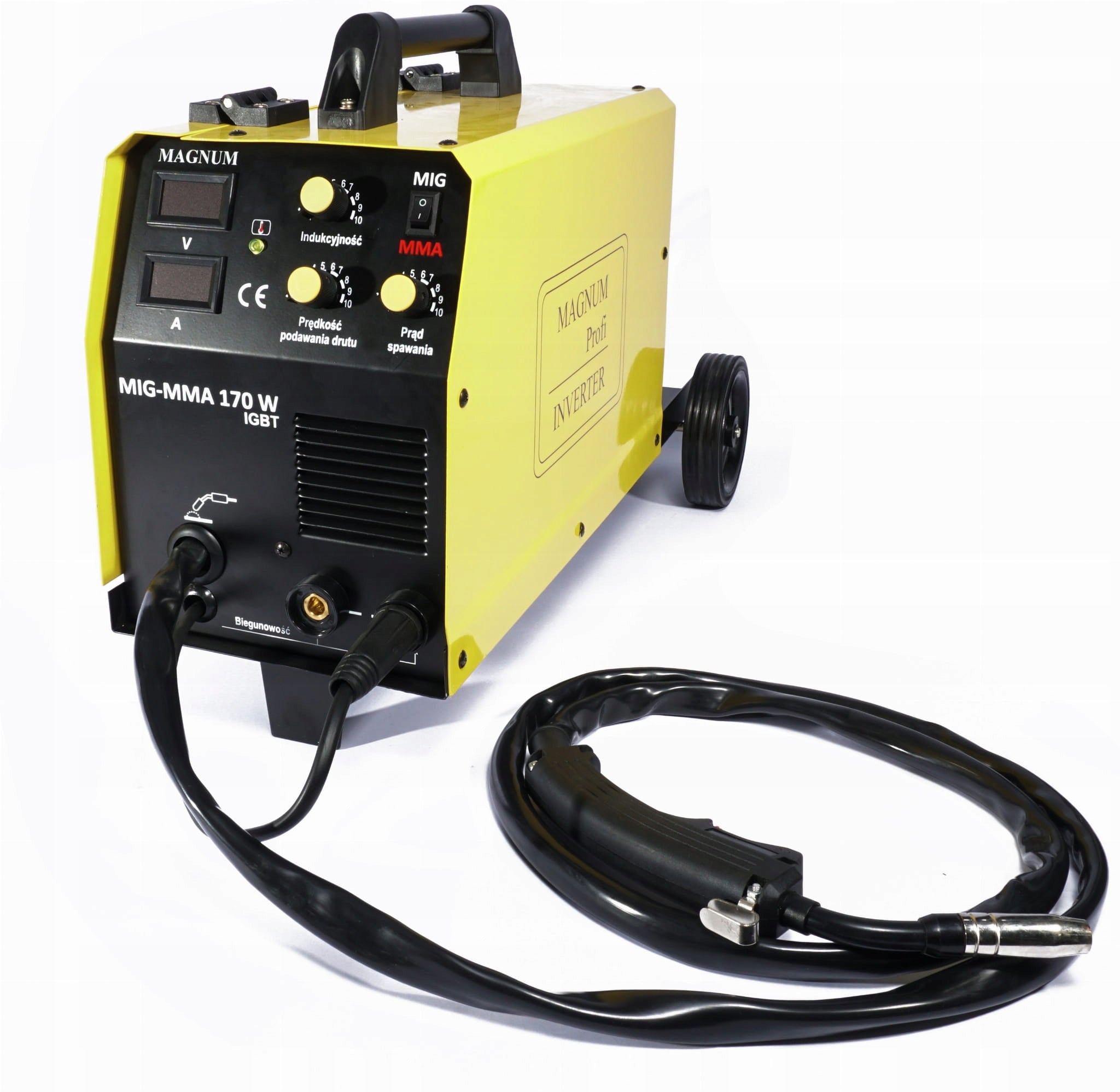 Magnum semi-automatic MIG 170W MMA IGBT inverter welding machine, 160A/60% Manufacturer code U MI 170W MMA