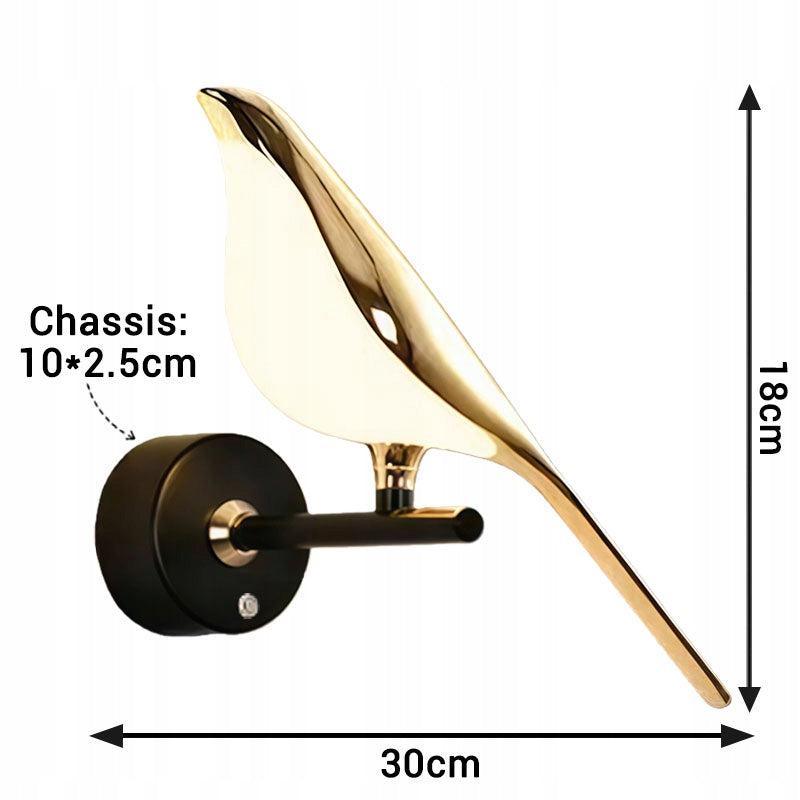Magpie 8W LED 3000K Wall Lamp Touch Control Aluminum Bedroom Light Fixture Manufacturer code G07097922257225