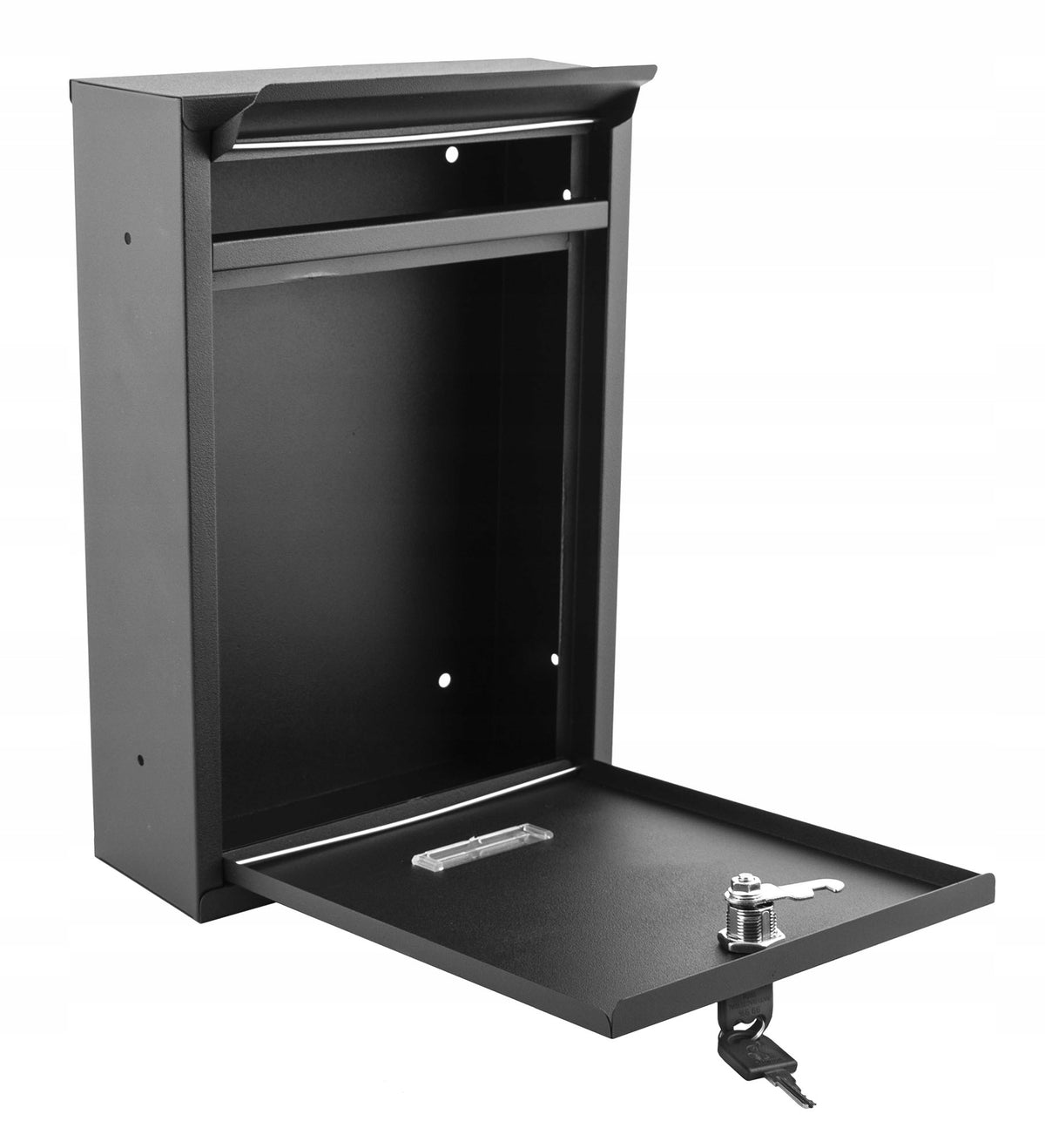 Mailbox Metal Black for Home for Newspaper Mail Manufacturer code 15282
