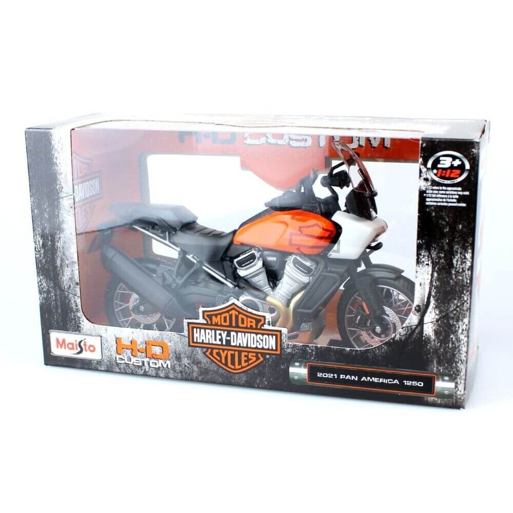 Maisto Motorcycle Harley Davidson 2021 Pan America 1250 32338 1:12 Packaging status original