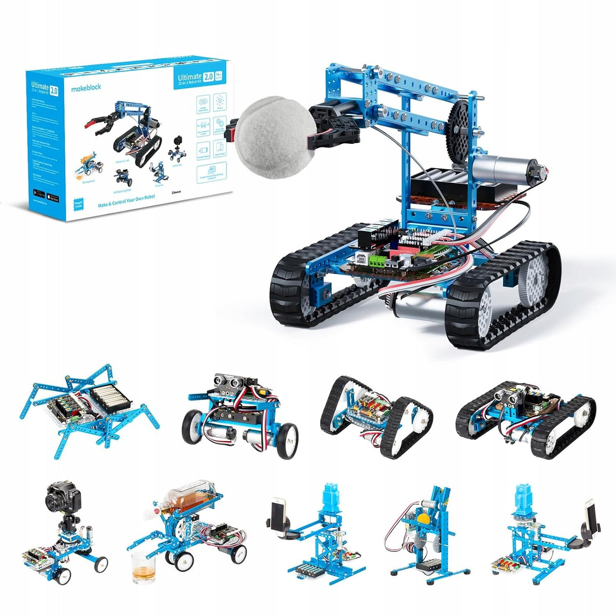 Makeblock mBot Ultimate 10-in-1 Programmable Robot MegaPi Bluetooth