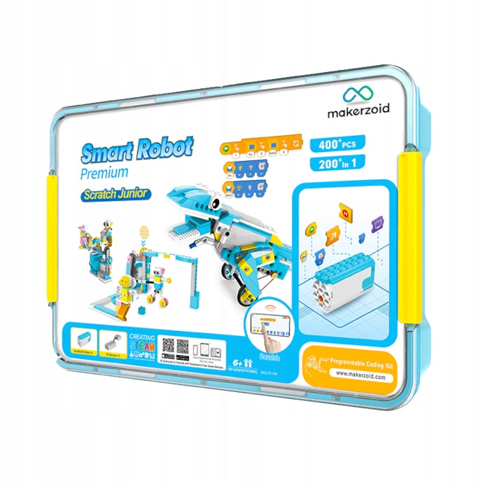 Makerzoid Smart Robot Premium Building Blocks 200in1 3D Application