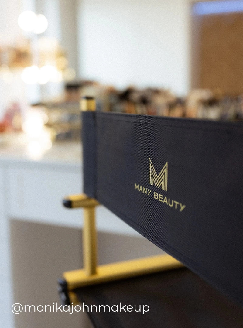 Makeup Chair | Makeup | Folding | ROSE GOLD Brand ManyBeauty