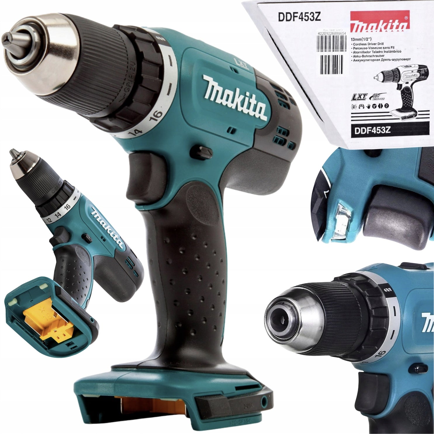 Makita DDF453Z Cordless screwdriver 42Nm 18V