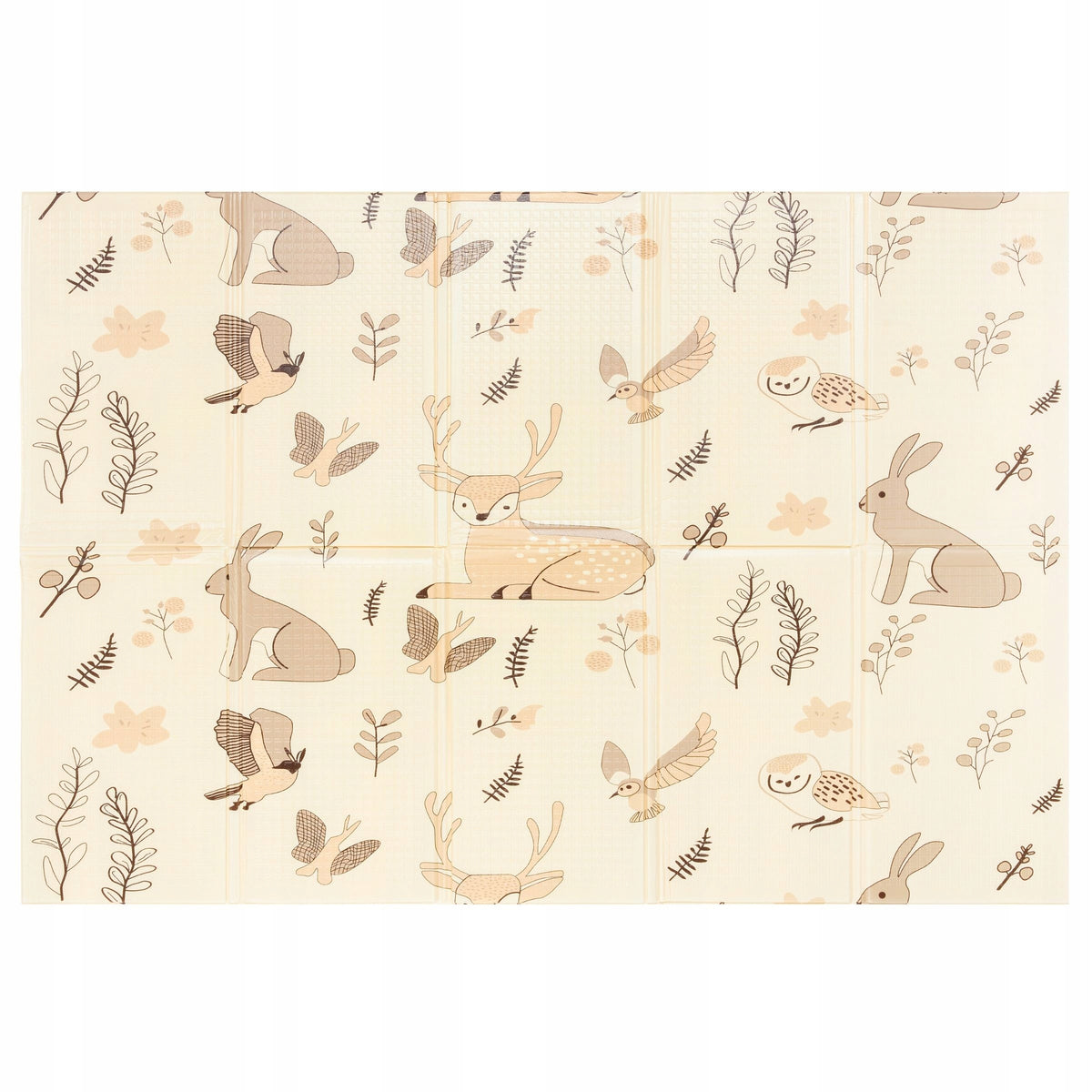 MamaBrum double-sided folding foam mat carpet 120x180x1 Boho/Beige R17 Brand Mamabrum