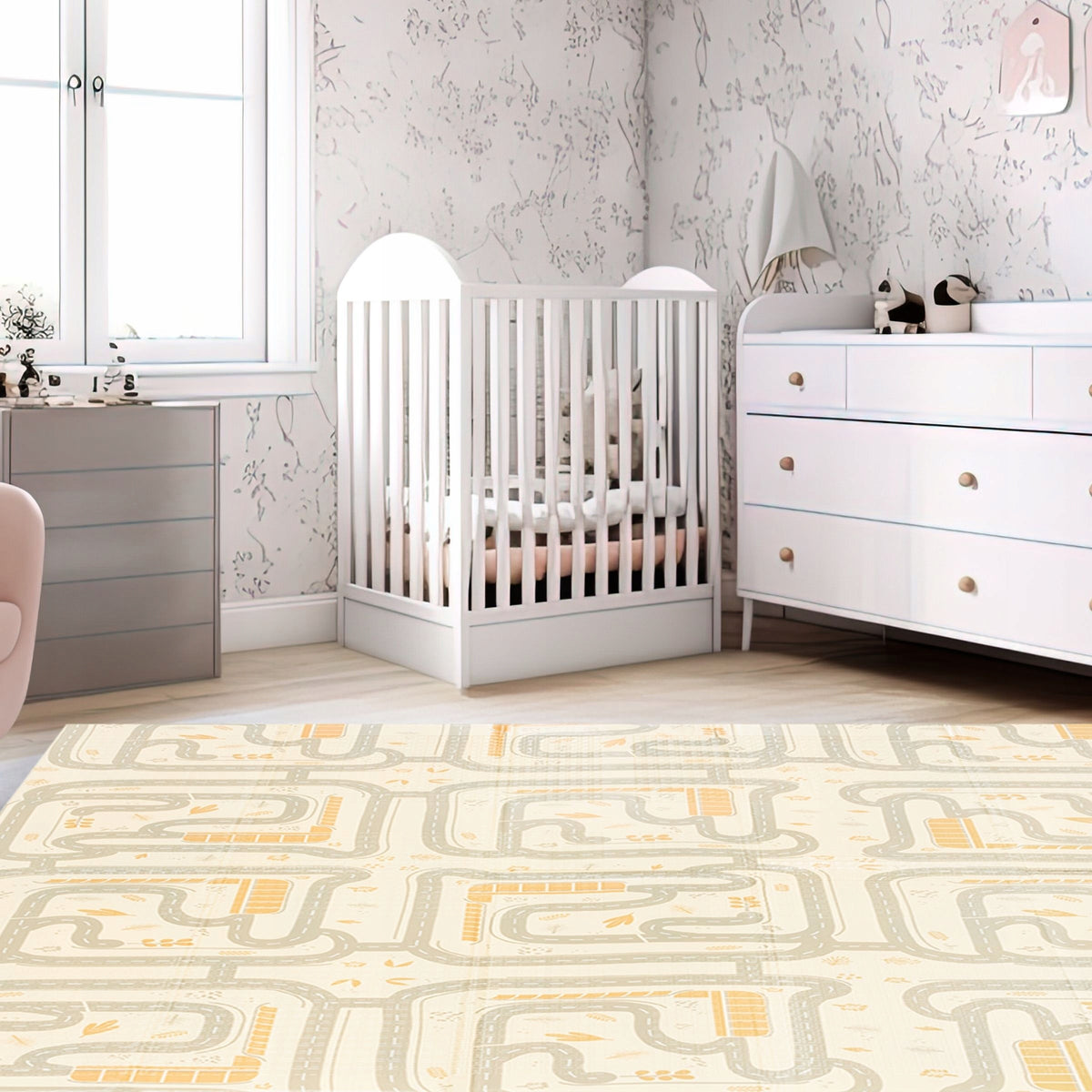 MamaBrum double-sided folding foam mat carpet 120x180x1 Boho/Beige R17 Manufacturer code R17