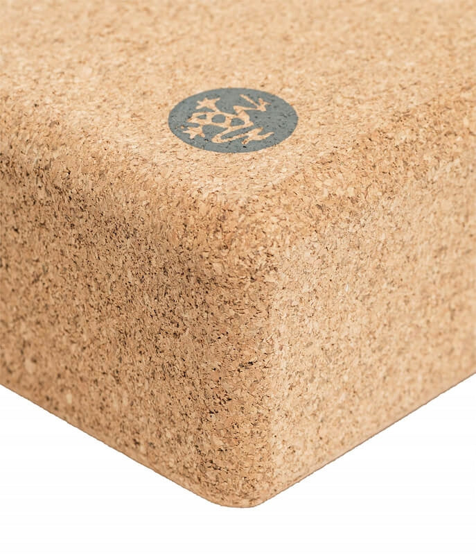 Manduka Lean Cork Block Yoga Stopper Brand Manduka