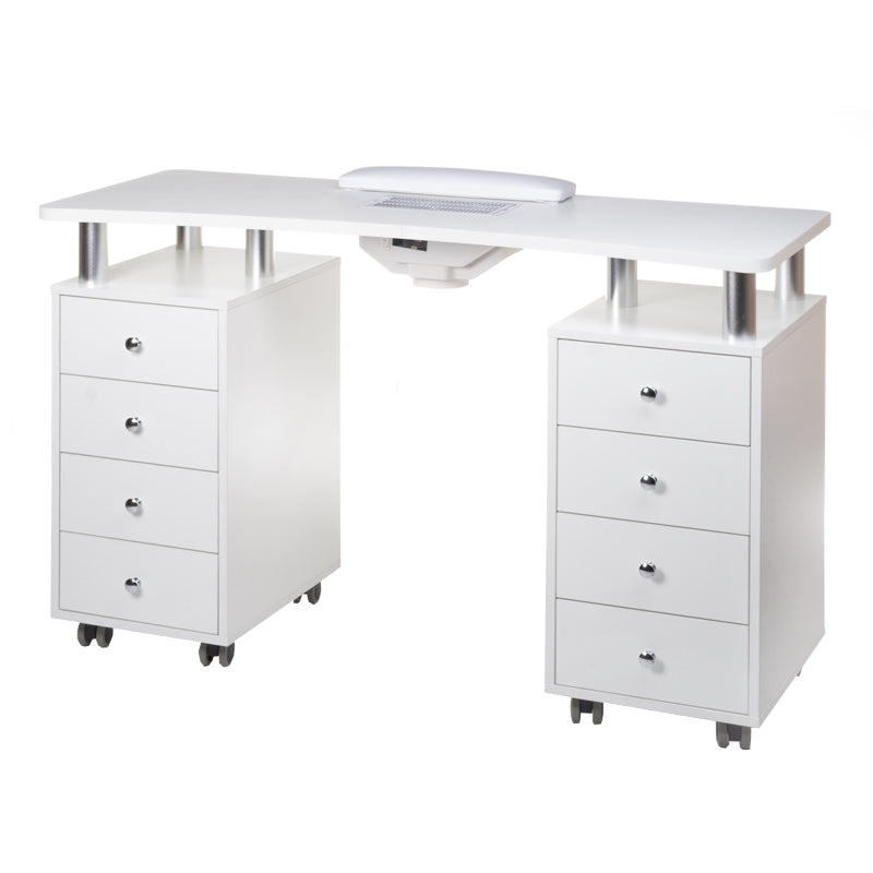 Manicure Cosmetic Table with Canister Desk