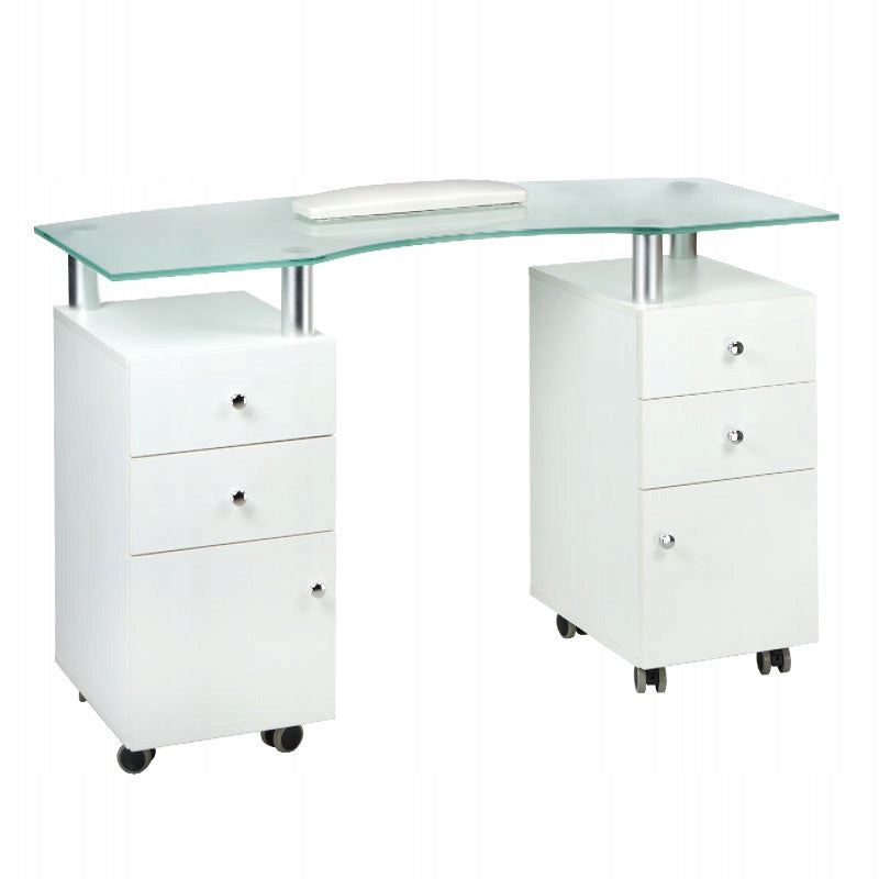 Manicure table cosmetic desk for nail styling BD-3453 white