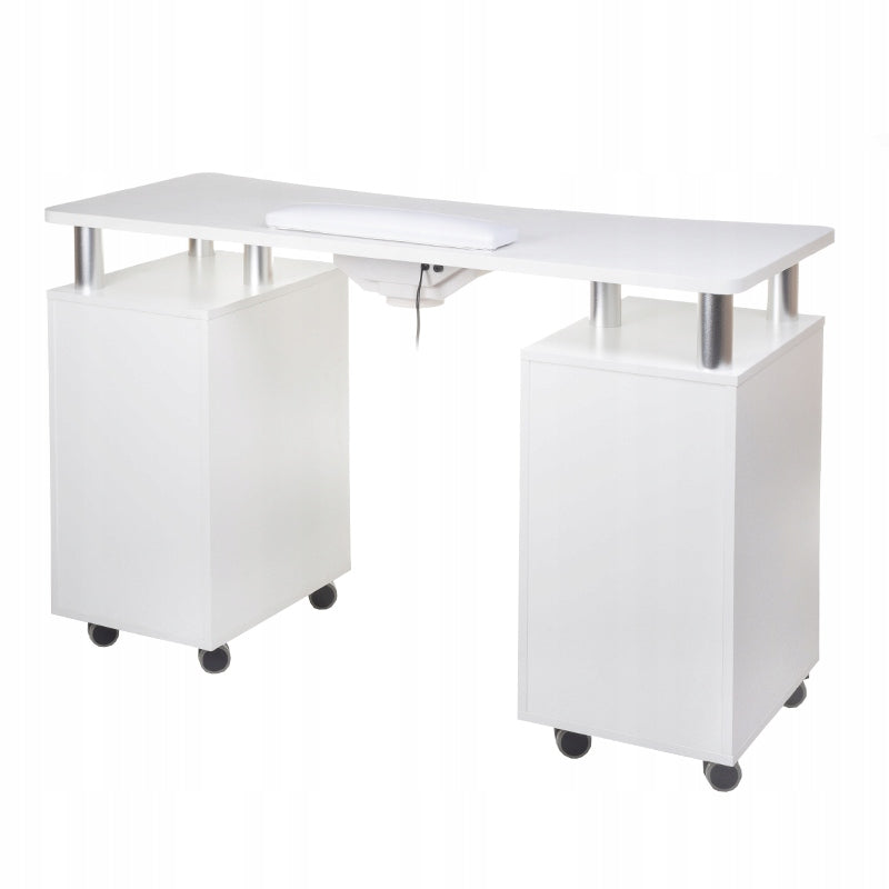 Manicure table with absorber BD-3425+P WHITE Manufacturer code BD-3425-1+P