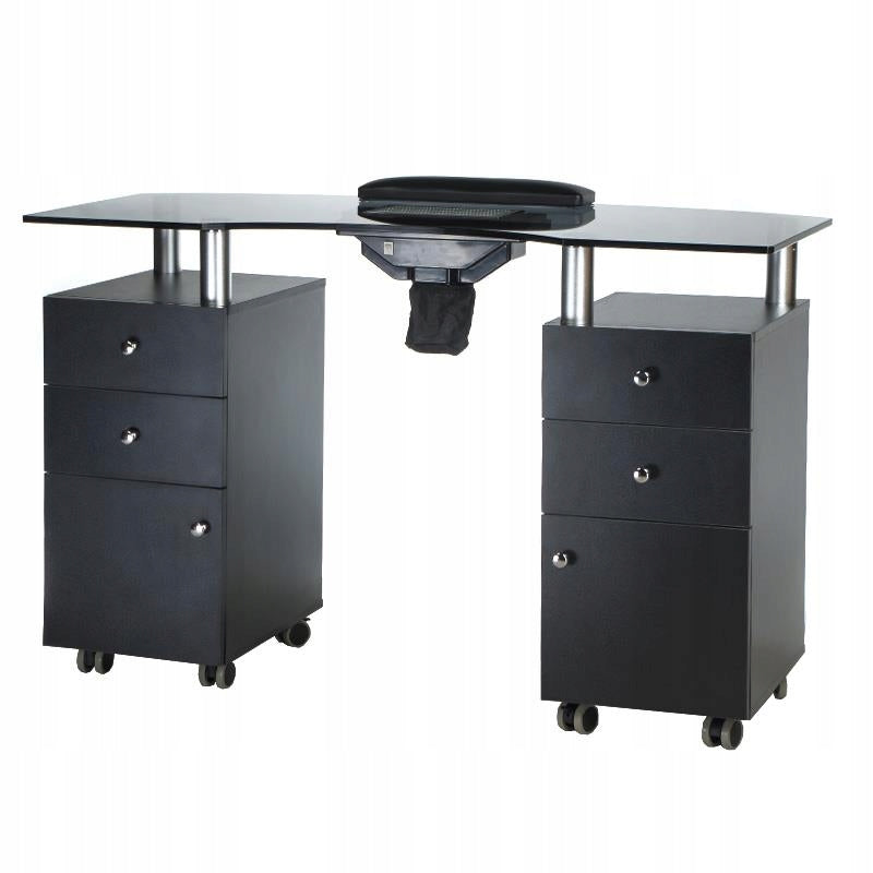 Manicure table with absorber BD-3453+P CZARN Manufacturer code BD-3453+P/Black