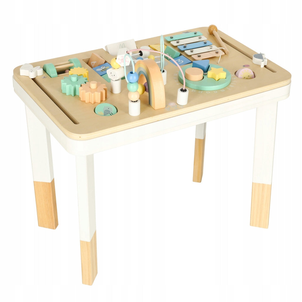Manipulation Board Wooden Sensory Wooden Table Montessori 2in1 Brand Artemis