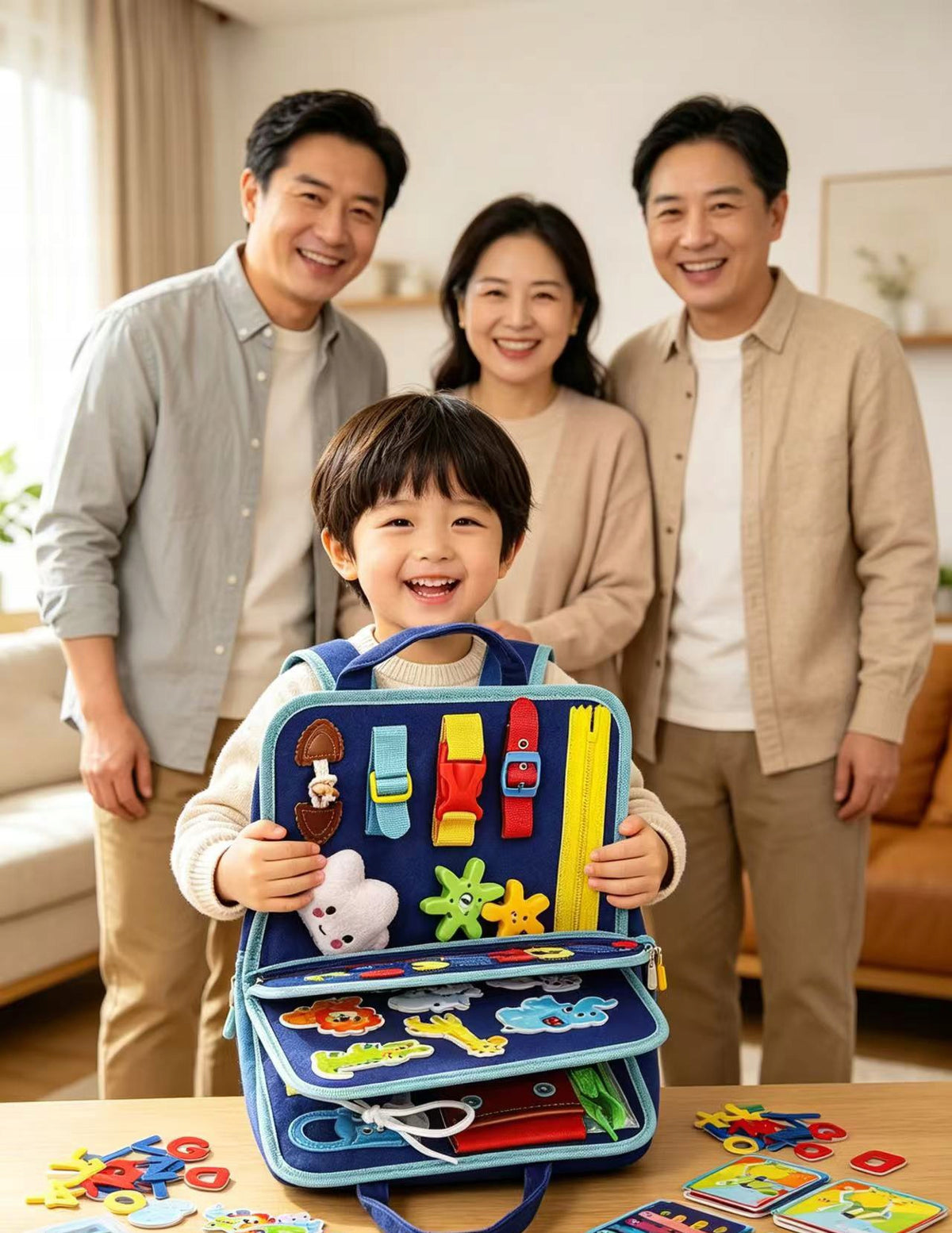 Manipulation board Goaduoynt sensory blue educational for children Manufacturer code 6979905251975