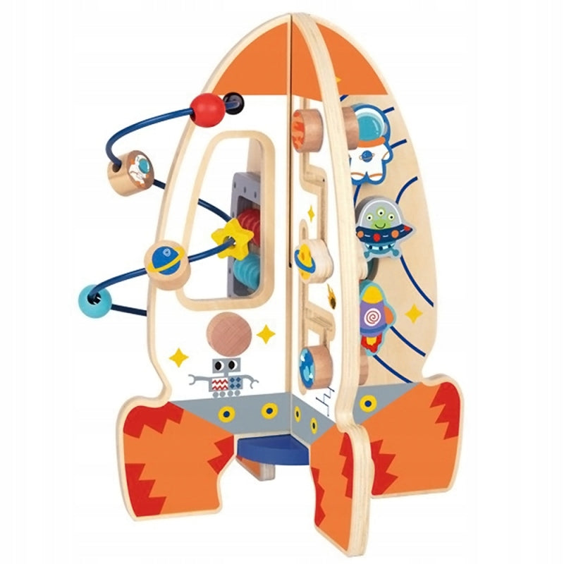Manipulative Racket EDUCATIONAL TOY WOODEN Kid's age 6+ months