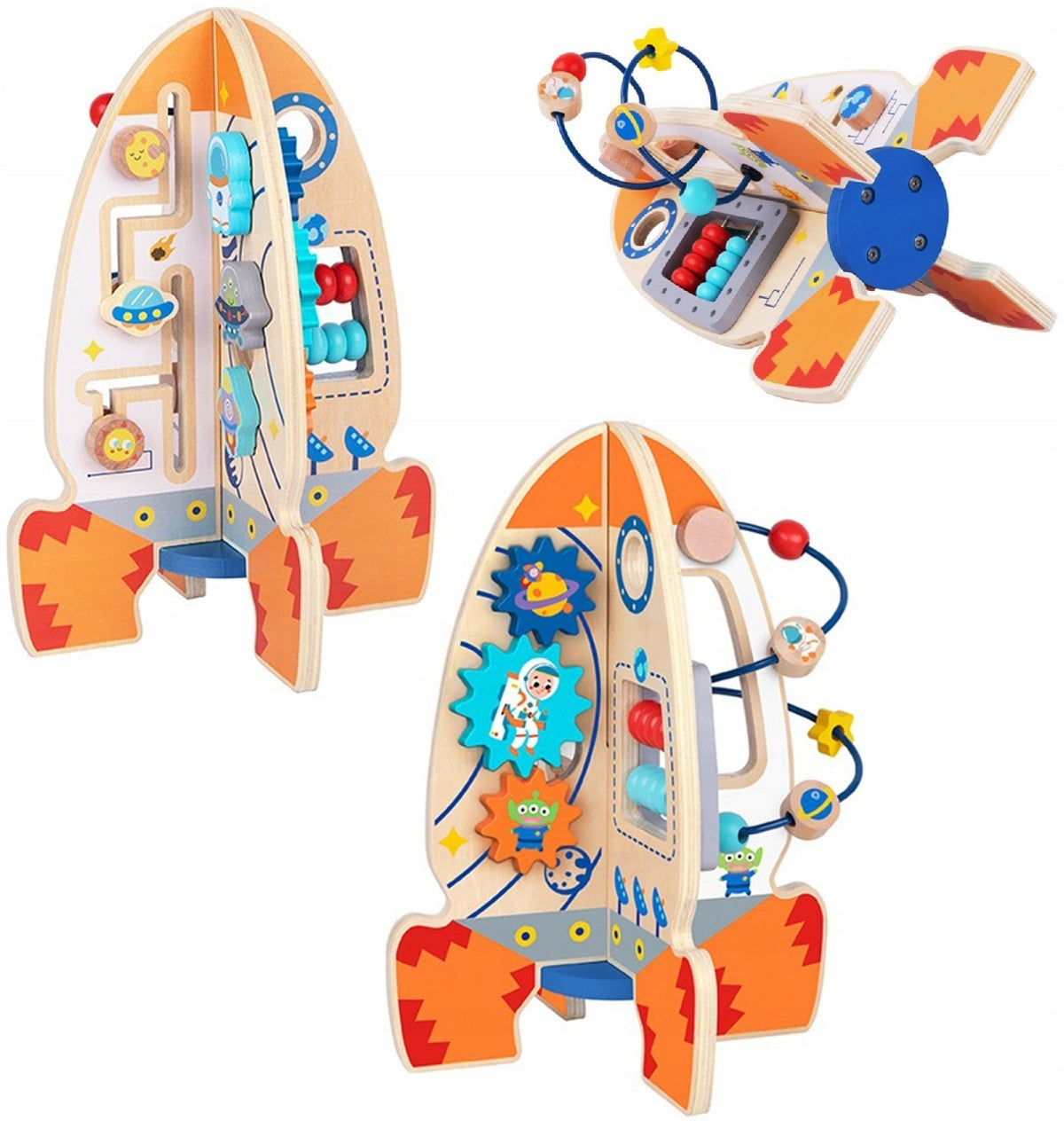 Manipulative Racket EDUCATIONAL TOY WOODEN