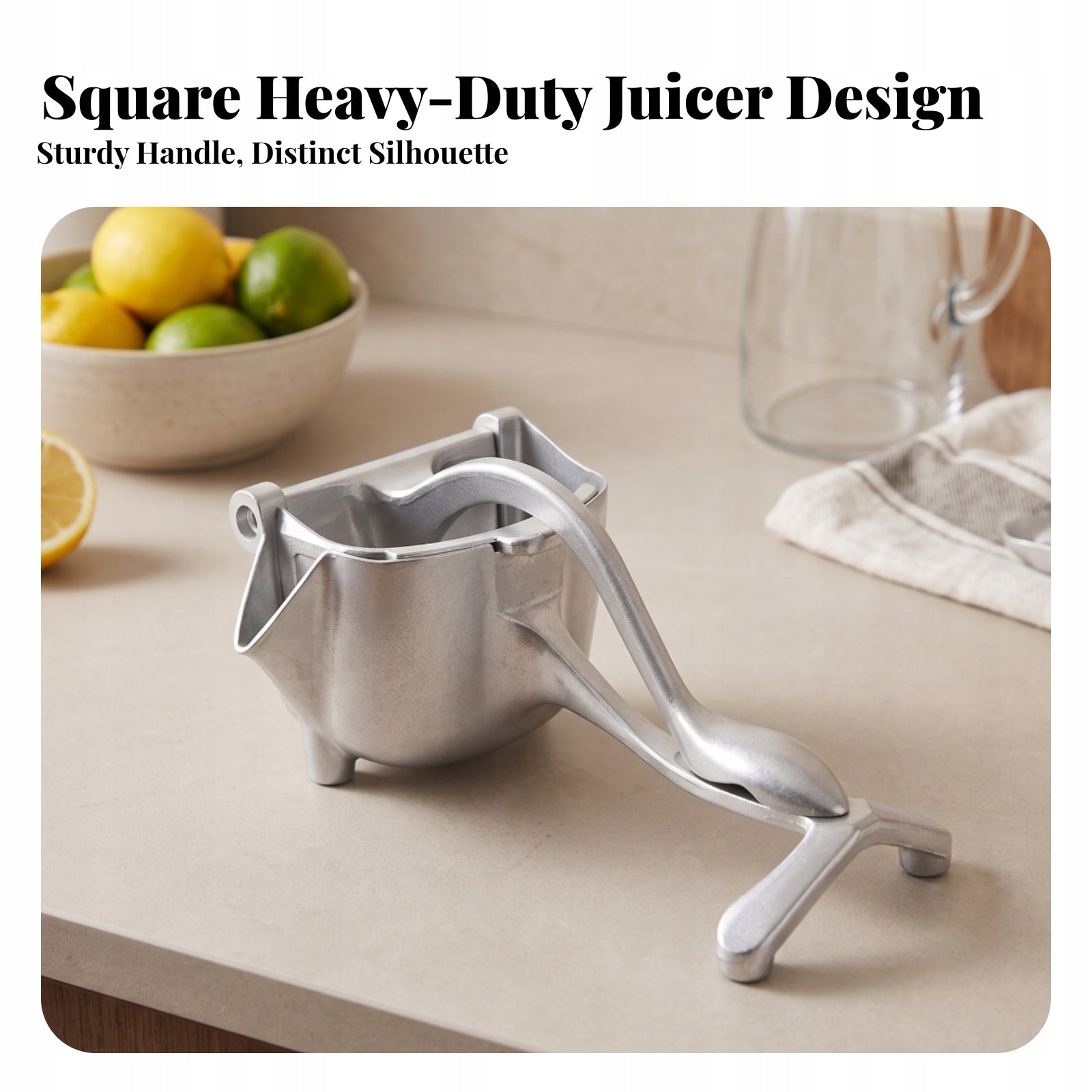 Manual Citrus Juicer Countertop Citrus Juicer Easy to Use for Market Stall Packaging status original