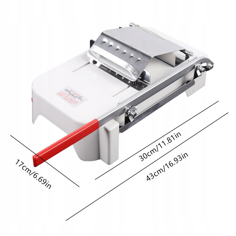 Manual Frozen Meat Slicer Stainless Steel Roll Cutter Multifunctional EAN (GTIN) 756383482284