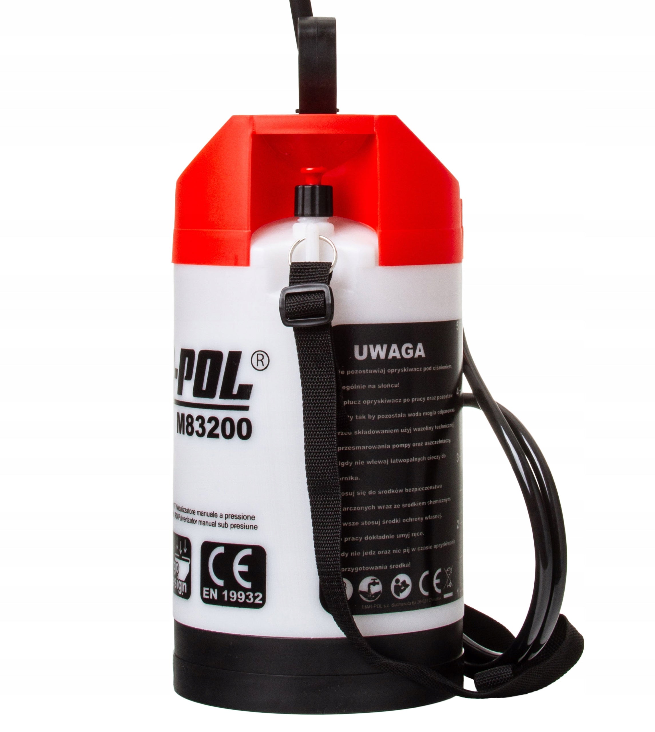 Manual Garden SPRAYER 5L NOZZLE adjustment long lance mosquitoes ticks Brand Mar-Pol